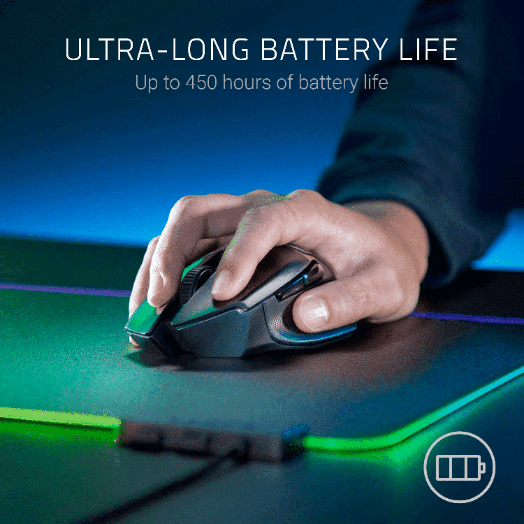 Razer Basilisk X HyperSpeed Wireless Gaming Mouse for PC - Image 4